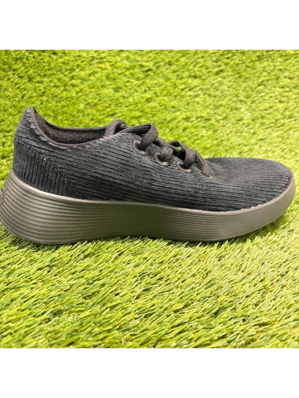 Allbirds Wool Runner Go Womens Size 8 Black Athletic Running Shoes Sneakers